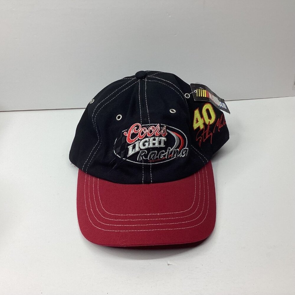 Coors Light Racing NASCAR #40 Stirling Martin Hat Adjustable Black Red